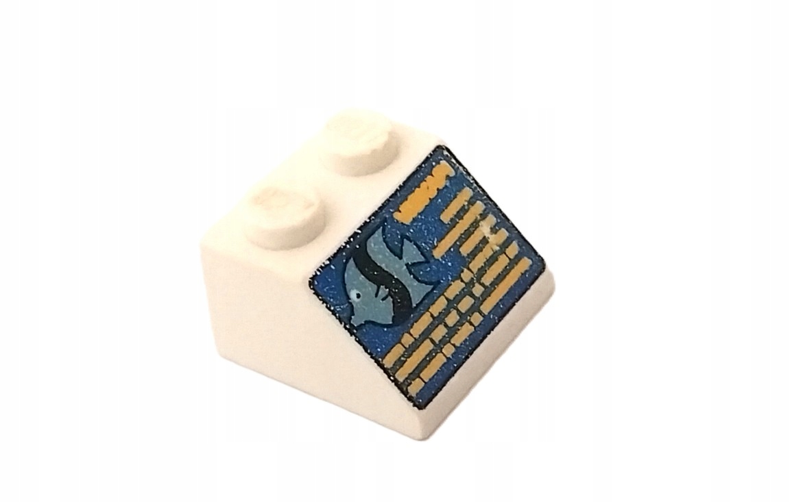 17D8. LEGO Legoland SPACE Police klocek z nadrukiem 3039p BIAŁY 2 b445036e9c71f8ffd05a3db496c3a6af