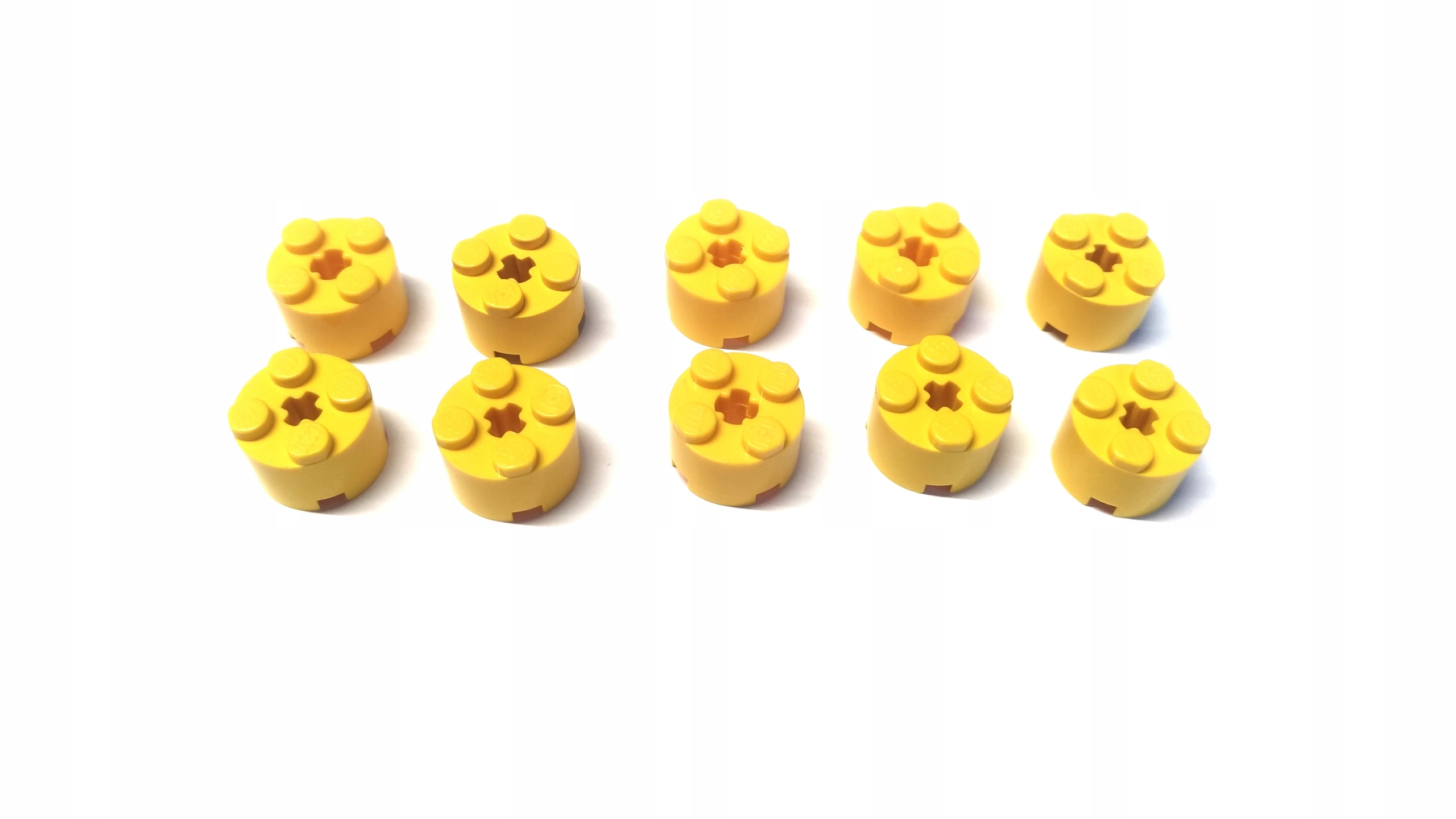 087c. Lego 2x2 żółte brick Round 6143 - 10 szt 2 b67f42bf895a62bf02972fd574ff4895