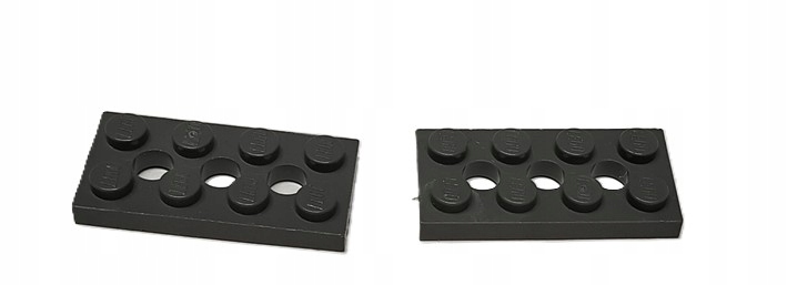 105L3 Lego Technic Płytka z dziurkami 2x4 3709 - szary ciemny new - 2 szt 2 b99605e38303bb8047f1aa23a568d40c