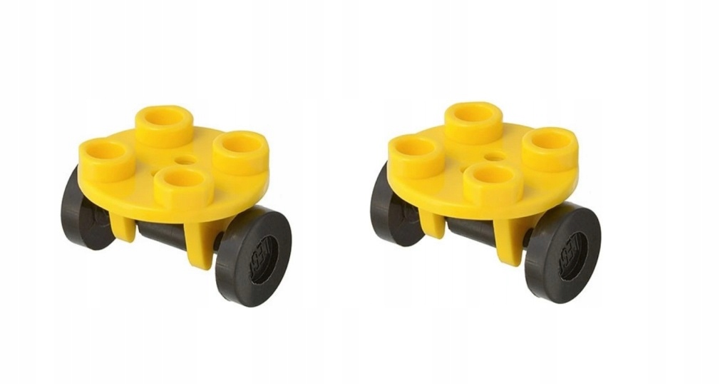 007lB. Lego koło 2496 wózek 2655 żółte - 2 komplety 2 bc27ab7db388fc1a00fa2ba58e75f78e