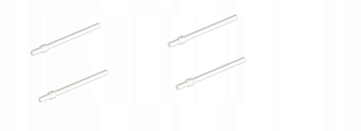 193o Lego Antena pręt 63965 biały pręt 4 szt 2 bc74ffdaa1210357529981b3440db572