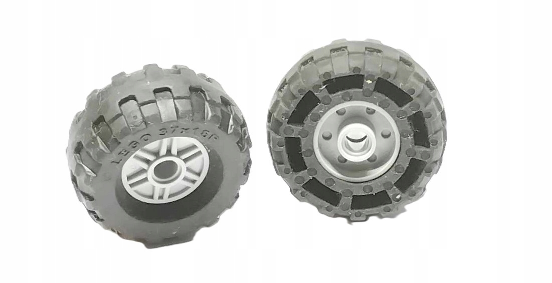 H3 Lego Technic Koło (opona + felga) 37x18R 55981 szary 2 bc910cff9c25ec47d7a01e5795c11534