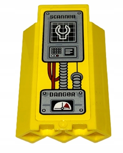 279a15. Lego panel ściana do zamku zamek 3x3x6 87421 - 1 szt żółty naklejka 2 bd29b765206aa22a38227ea432cc1a10