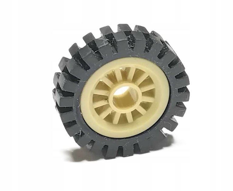 G 3 Lego Technic Koło (opona + felga) 30155 3483 tan piaskowa - 1 komplet 2 bdc1a8d5ce552b61870fab3c5b31f03e
