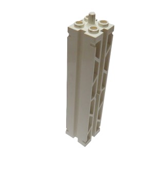 456E1b. Lego filar Słup Space wspornik 30646 podpora 2x2x8 - biały 1 szt 2 c480299590b5e9141f3c0d00c0ca20cb