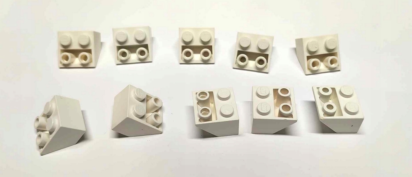 448e. lego dachówka 3660 10 szt biała odwrócona - 10 sztuk 3 c9cb2d16d60beb598b227263436ebd65
