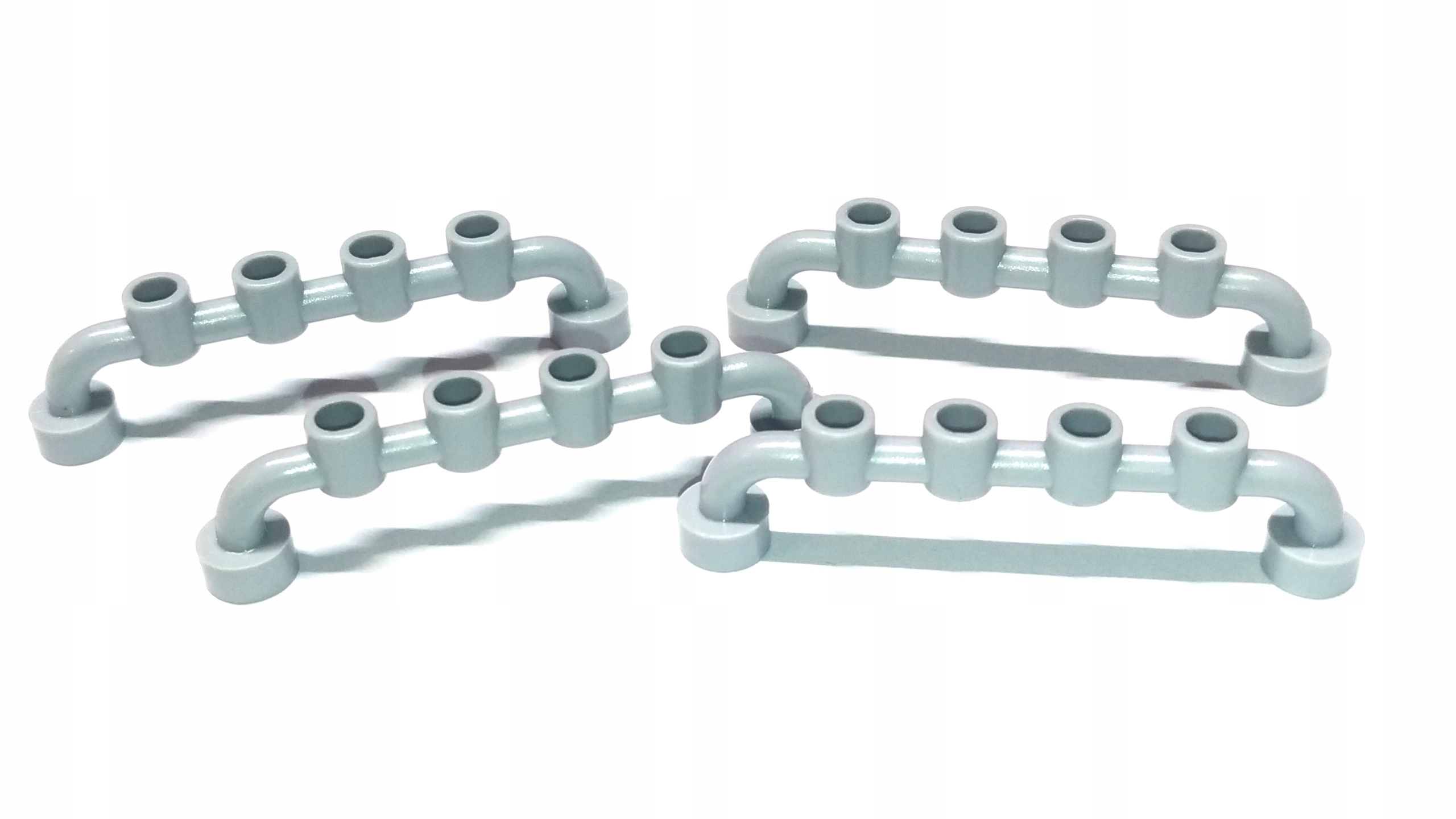 168b. Lego 6187 płotek barierka 1x4x2 szara j new 4szt 2 cb658f2ea4a5704835f8e8881945b1e2