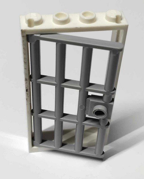 278A4. Lego drzwi z kratą więzienie rama 60596 i krata 60621 komplet 3 cc22f96aeadc2d7b52c7aa89d66d1f03