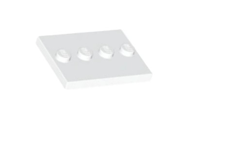 033XX2. LEGO Element 88646 Podstawka pod figurkę kolor biały 1 sztuka 2 cf804b7ab7a510244f270963b6e867c5