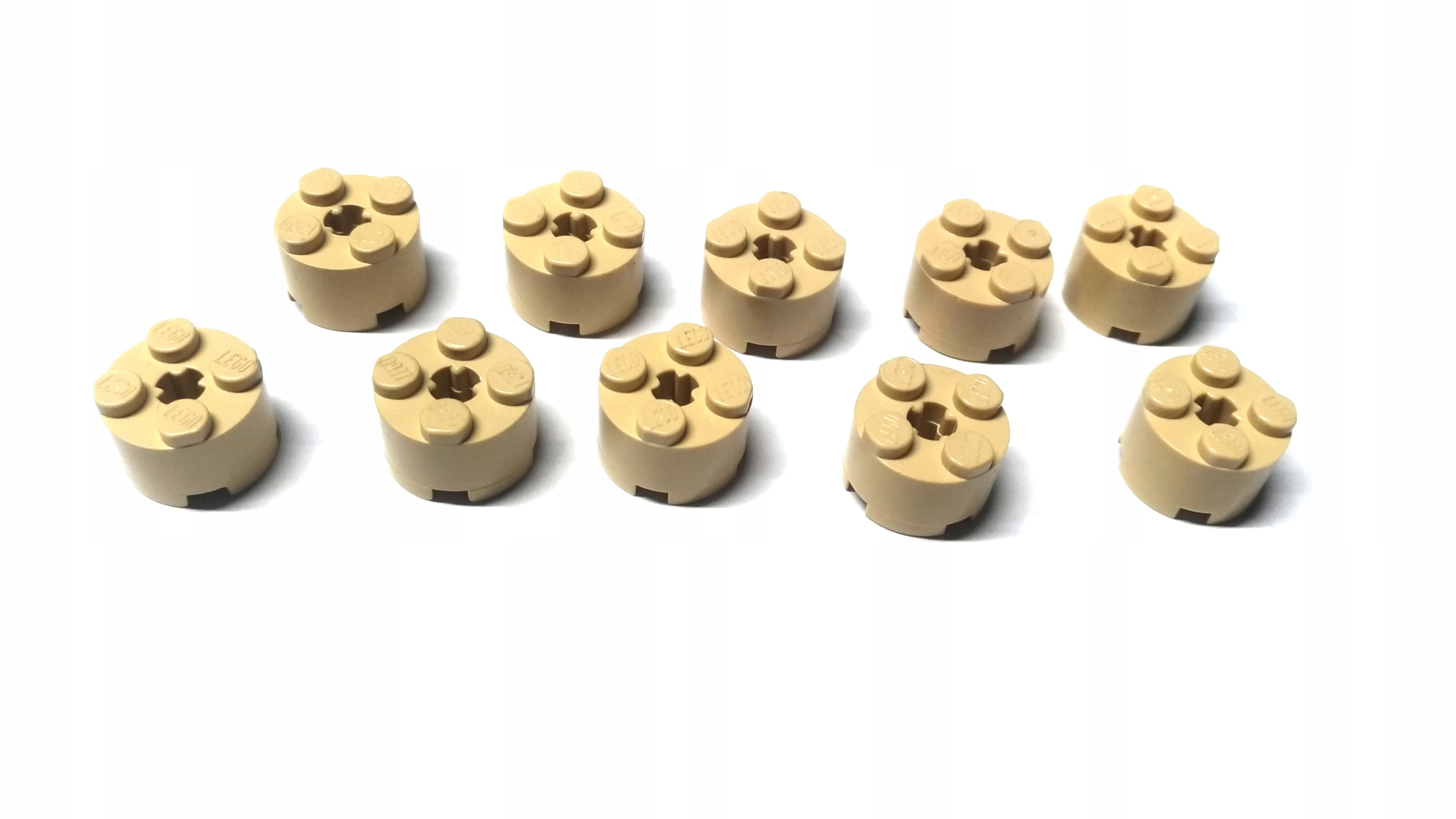 087e. Lego 2x2 tan brick Round 6143 - 10 szt 2 d17e9f0b40eee45452e0875d52135607