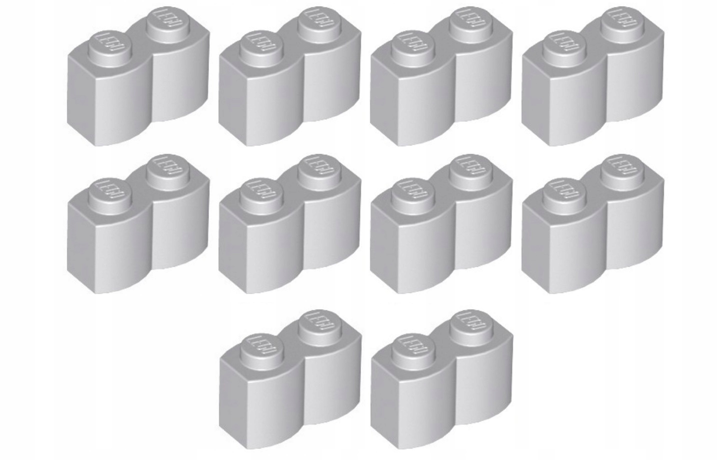094c. LEGO 30136 palisada murek szary j - 10 sztuk 2 d1928175269d77e81e25c7309f6aab7e