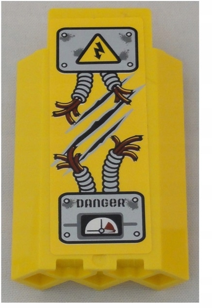 279a13. Lego panel ściana do zamku zamek 3x3x6 87421 - 1 szt żółty naklejka 2 d2fa6c55da74912b948dd02b34bbecd1