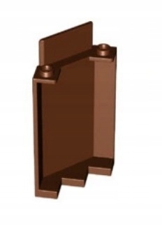 279a10. Lego panel ściana do zamku zamek panel 3x3x6 87421 - 1 szt brąz 2 d3bf479e13a063db00d4dadce0fde5a6