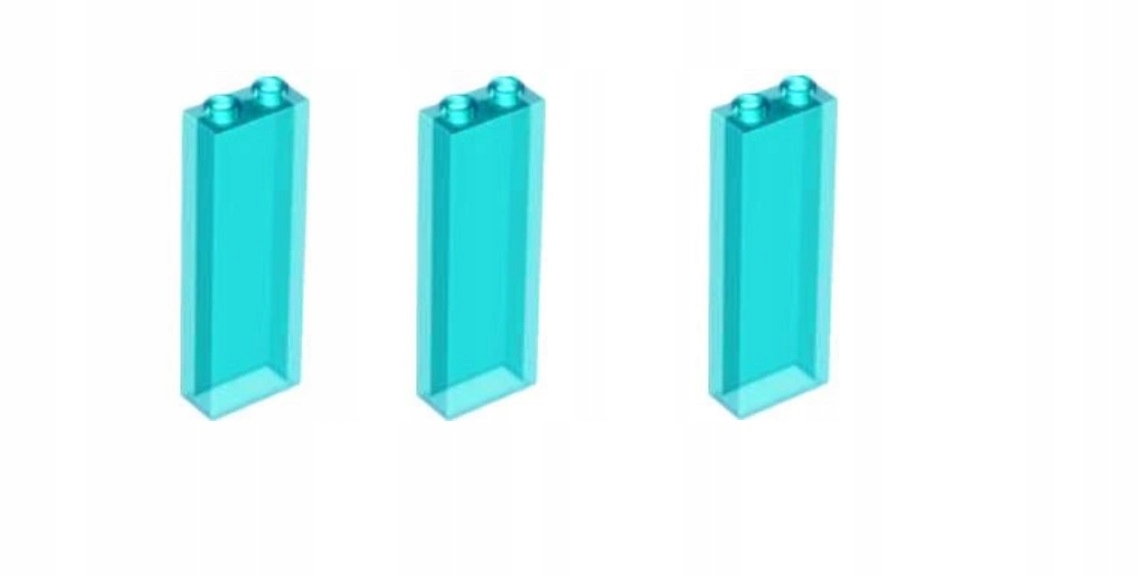 102o. LEGO 2454 panel ściana 1x2x5 trans 3szt 2 d5e531fb794ce0347dd577e9744ce914