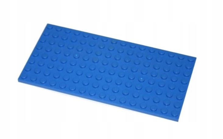028d2. LEGO płyta 8x16 niebieska cieńka płaska 92438 2 d893f3bdb2c86e45b30ea981fc8d9fe9