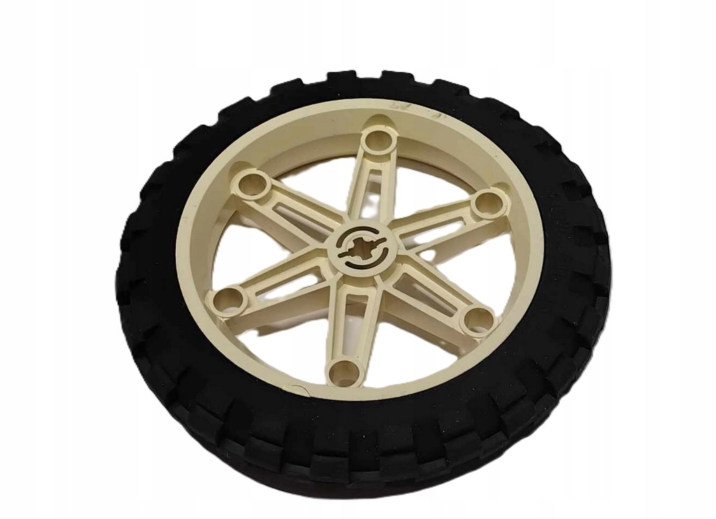 K4a Lego Technic Koło (opona +felga) 61.6mm D x 13.6mm 1 komplet 2903 biała 2 dc95b6ecbc094f7ab54e3cd34aab615b