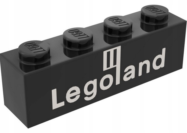 17A.2 LEGO Legoland klocek z nadrukiem 1x4 3010p30 czarny 2 de1ab79c5d8aec1634ec14928aba8f3b