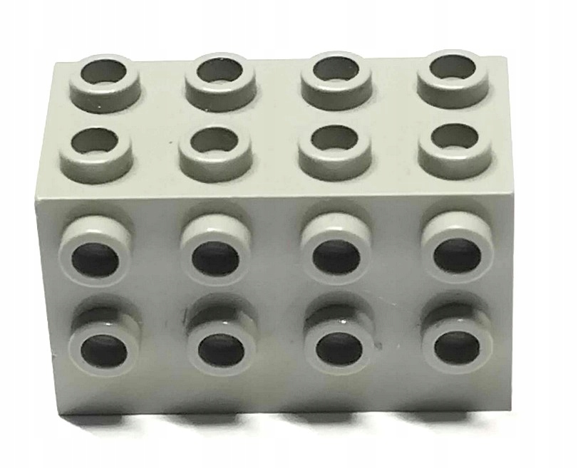 056a1. LEGO system space 2x2x4 klocek z wypustkami szary jasny old 2 dfdbc0923bcc59308cf0e4154dd9d5a6