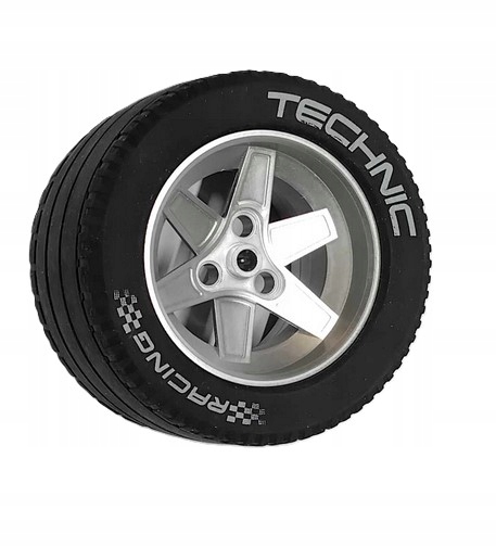 K13 Lego Technic Koło (opona+felga) 62x46 32296pb01 22969 1komplet silver 2 e46dd93b9d7d73adfbb50a8b294a6ebf