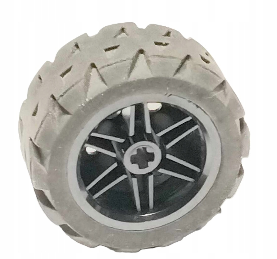 K1 Lego Technic Koło (opona + felga) 43.2x22R 56145 czarna 1 komplet 2 e56ad378fdfeb980ec6244d2aec401f9
