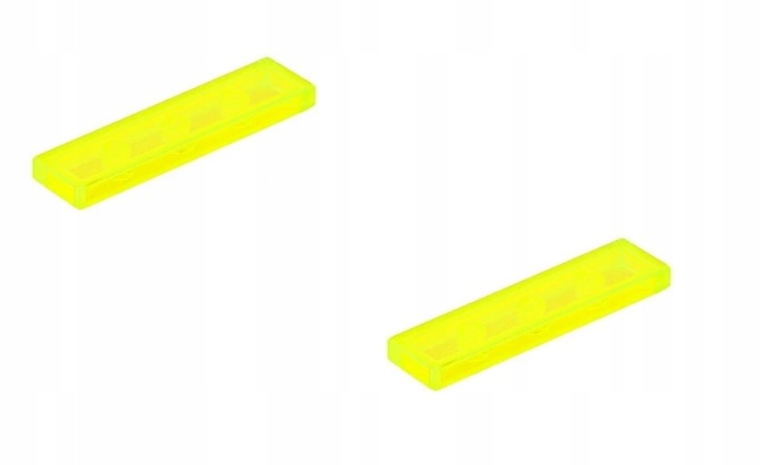 275i19. Lego space BlactronTrans Neon Green 2431 PŁYTKA GŁADKA 1X4 2 sztuki 2 e7558534b97b32dcfcb6a07be209d3c4