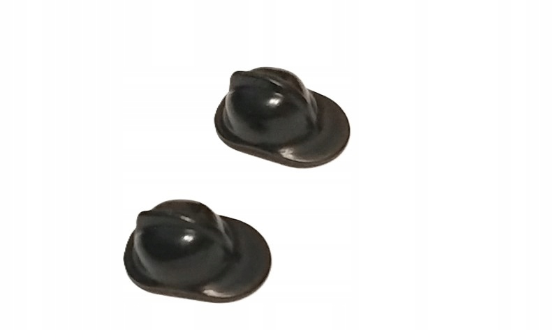093E4. LEGO kapelusz hat na głowę kask hełm strażacki 3834 czarny 2szt 2 eb0f369390bd1368b48071e1359dc500