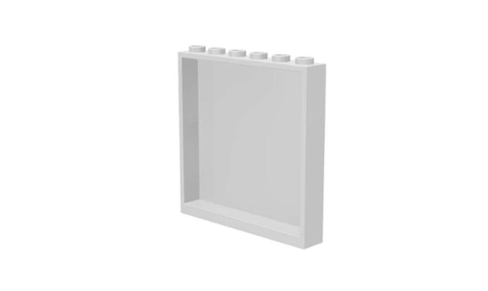101j. LEGO 59349 1x6x5 Panel szary jasny 2 ec9fa81baf9b1299e2ec1b374fce6b82
