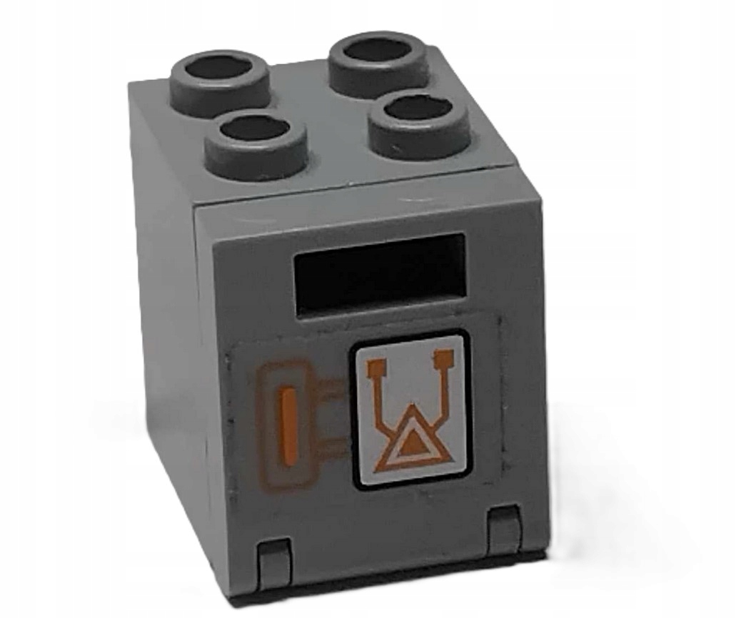 133A8 LEGO 4345 4346 skrzynia szafka kontener szary jasny new sejf naklejka 2 edbf7c3e0e63d4cf89057b1f99efddcc