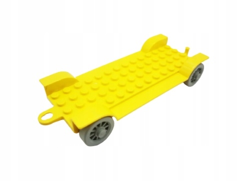 277f. Lego Fabuland podwozie 12x6 żółte 4362 2 ee87bce07142093e15261f22245b6348