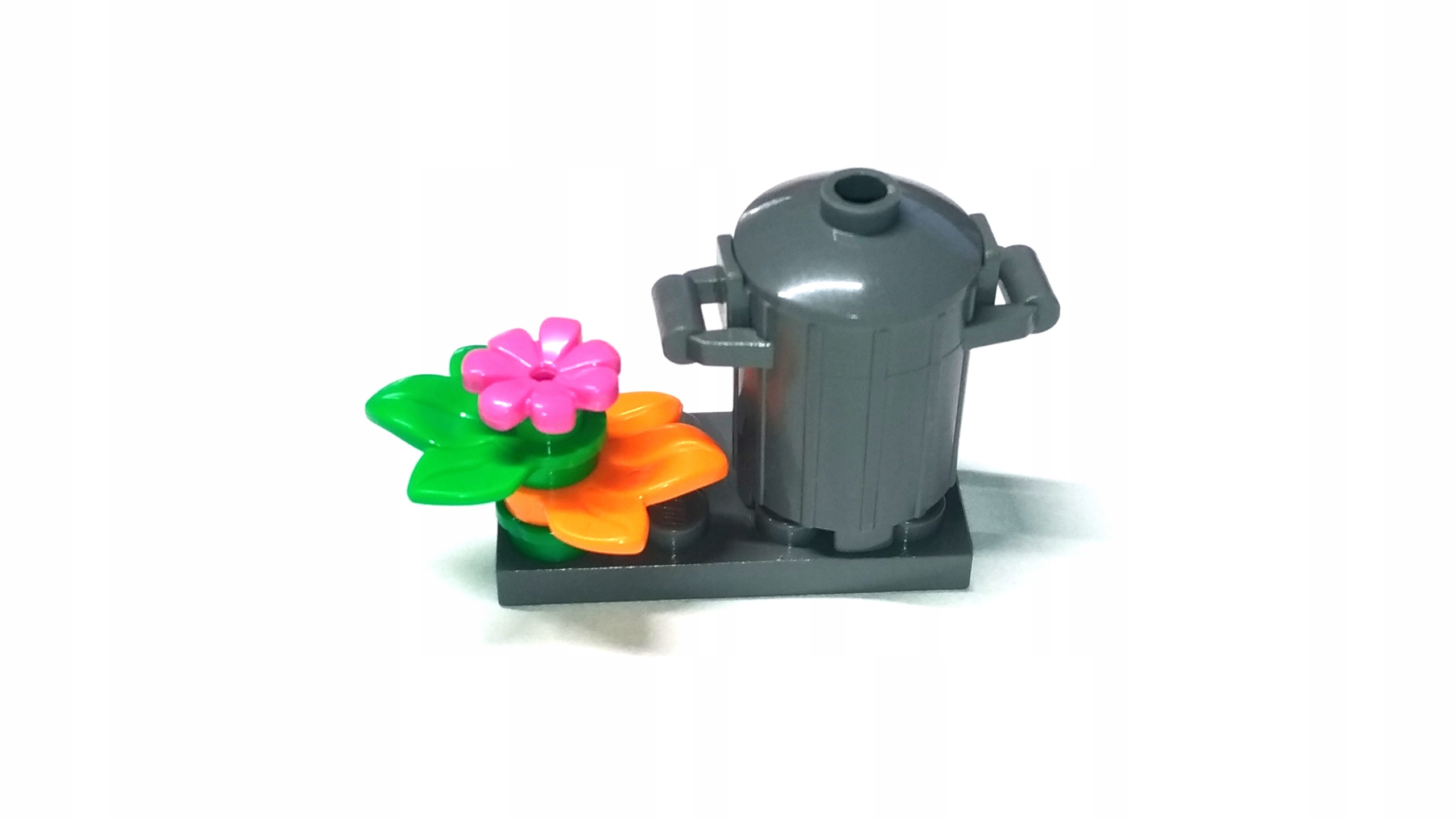 159a Lego kosz na śmieci roślina roślinka szary c. 2 eedb7e34f65ab2b08eea8856f5019093