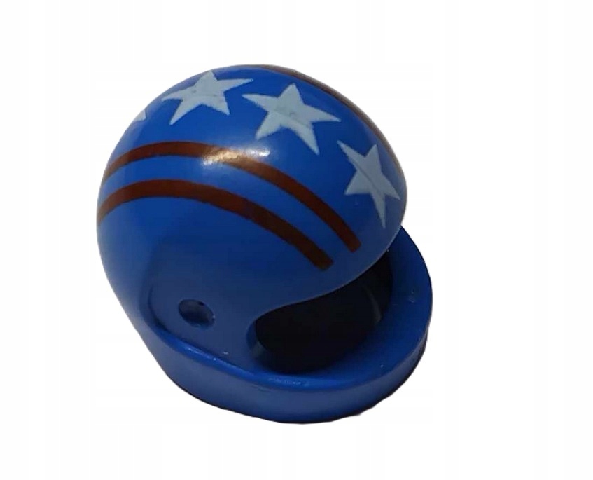 153G24. Lego kask motocyklowy 2446 niebieski nadruk 1 szt 2 f0454939e4a1d9141ee89e5645fc541a