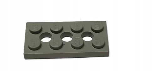 105L4 Lego Technic Płytka z dziurkami 2x4 3709 - szary jasny old- 1 szt 2 f1dd52fd41de28b393c3c5a667b6228d