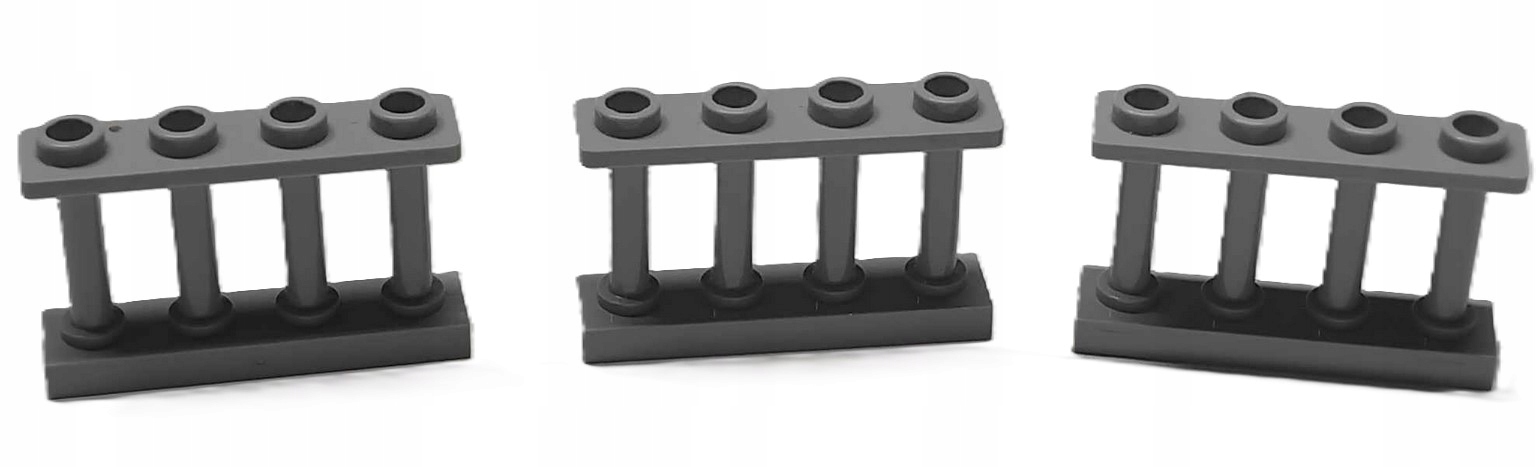 166nA. Lego 15332 płotek barierka 1x4x2 szary JASNY NEW - 3 szt 2 f25ecc0cb0e541c7d80c51df4e490507