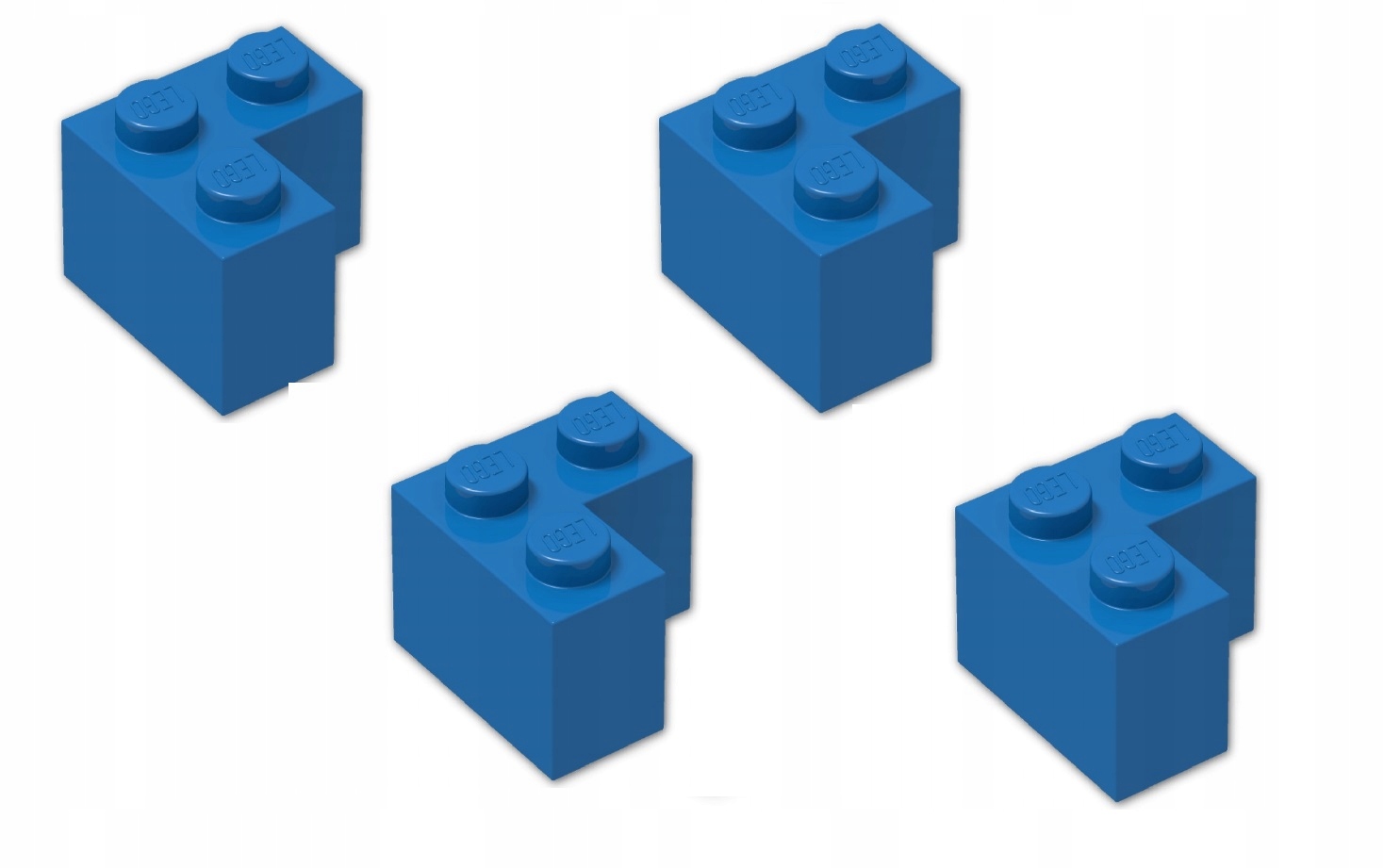 005C4. LEGO narożny klocek 2357 4124455 2x2 niebie 2 f2f1a0df4daec28ccb33496234596350