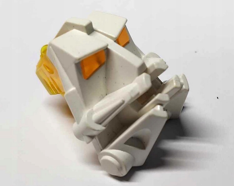 595y6 LEGO Bionicle maska głowa 32553 biała z trans pomarańczowym 2 f338130ff0c87bc417e80c453ef0e1cb