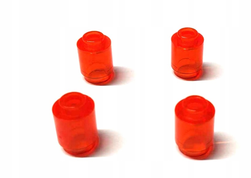 275M7. Lego space wałek walec 30068 Trans Neon Orange 4 szt 3062 2 f5527a040bb866cef3e137621fceef63