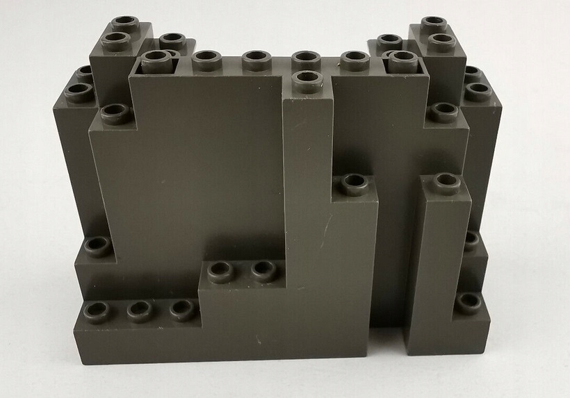 130be. LEGO skała ściana 6082 góra szary ciemn old 2 f5f7daaf0362930b482c4227d5ecf056