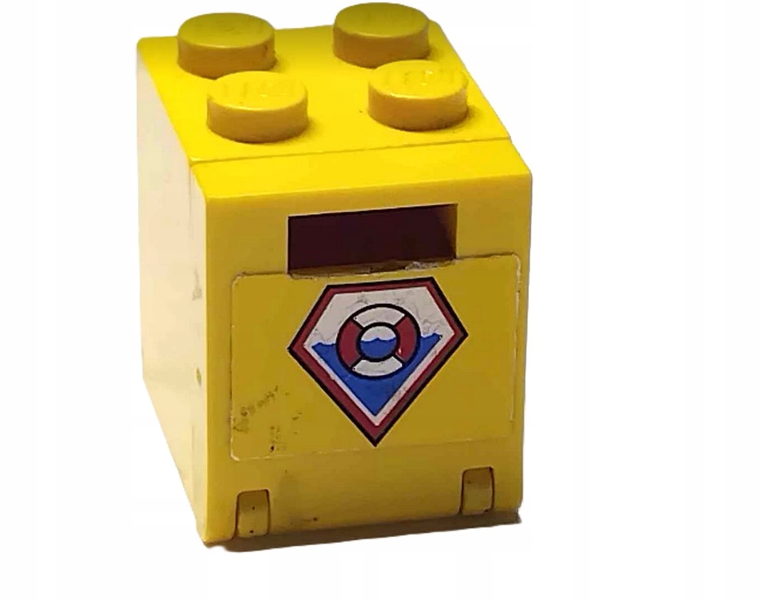 133C3. LEGO 4345 4346 skrzynia szafka kontener sejf żółta 2 f833b4f768d71bbc831a23e748aefbe9