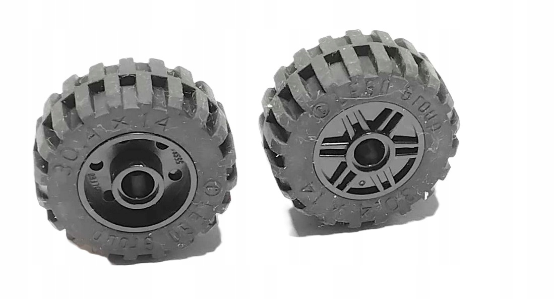 F A12 Lego Technic Koło (opona + felga) 30.4x14 55981 - czarne 2szt 2 f978a5cc6f2420a94aa80076de67108e