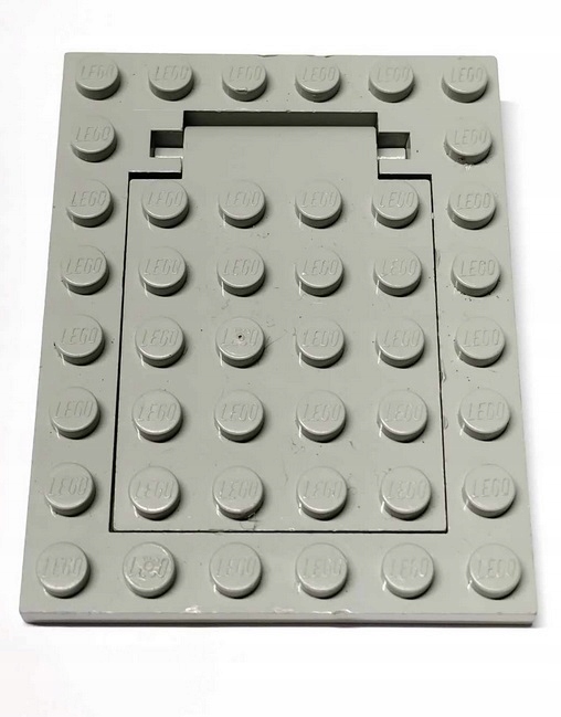 040H10. Lego zapadnia 6X8 30041 + 30042 komplet szara jasna old 2 fb2c0dee63dc4e551c447de193b68678