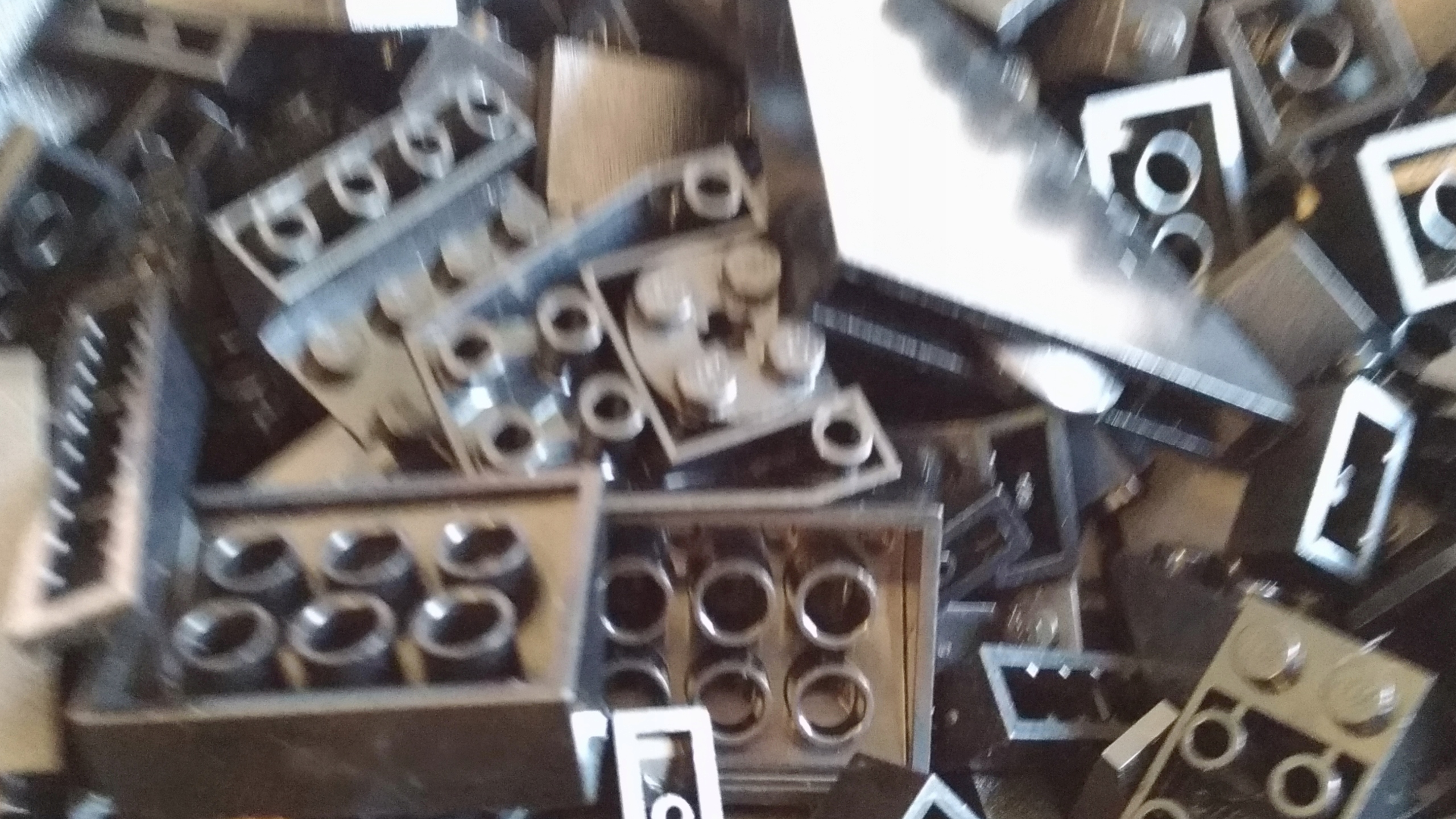 062. Lego czarne dachówki skosy 0,1 kg MIX 11 fc11c465fdc667560db05ec0fb19231f