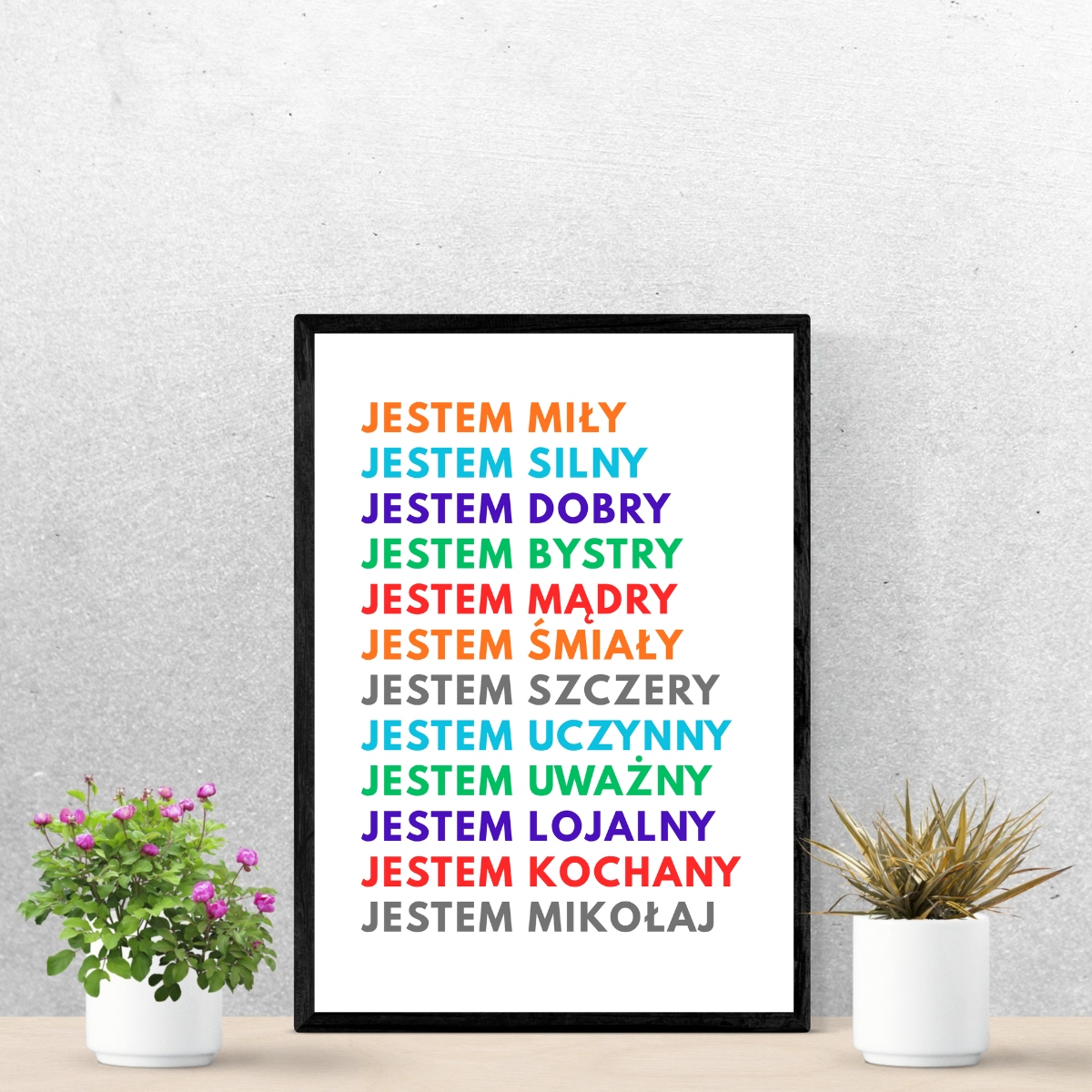 Prezent dla Dziecka Plakat z Personalizowanym Imieniem A3 6 658ca81ef1950c907e7f85afbed7c8be