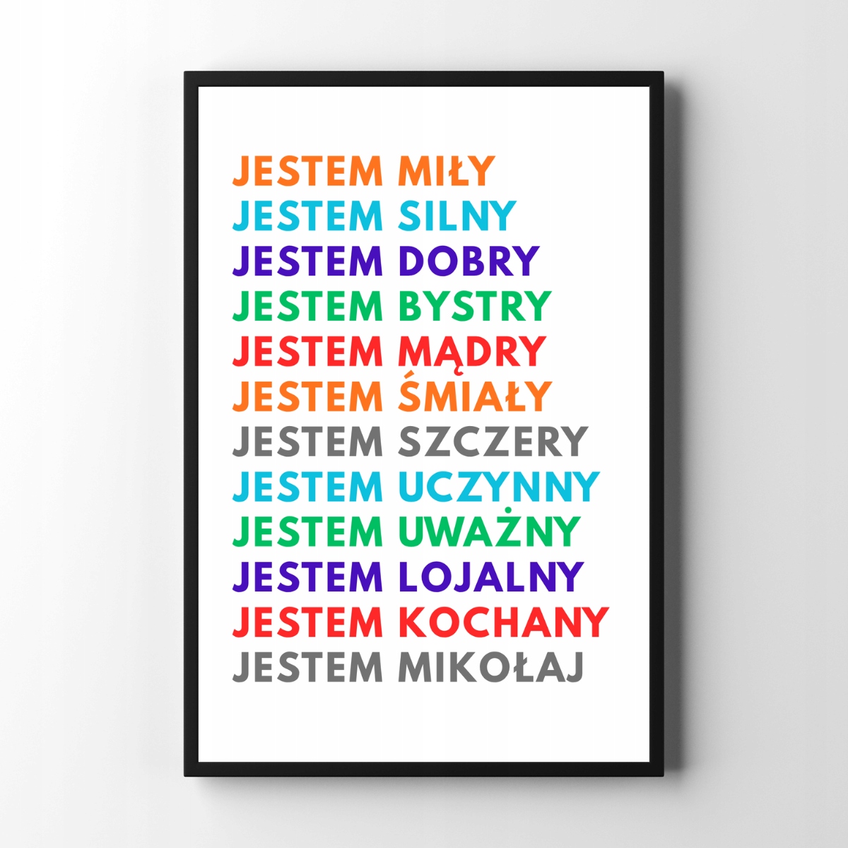 Prezent dla Dziecka Plakat z Personalizowanym Imieniem A3 5 a2af83d2edda9ae841777cc852572d9d