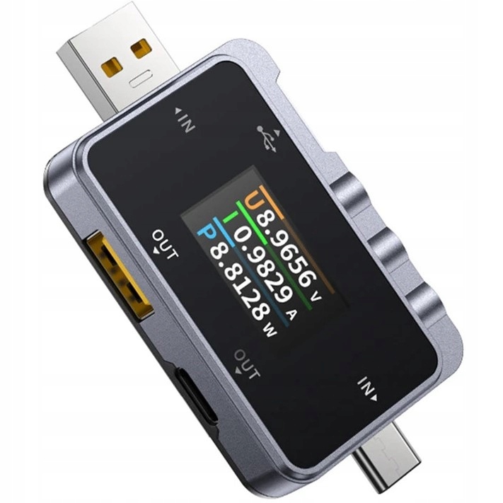 WIELOFUNKCYJNY CYFROWY MIERNIK TESTER PORTU USB C AMPEROMETR FNIRSI FNAC-28 0488b4a046a6d060810227892b1e522f