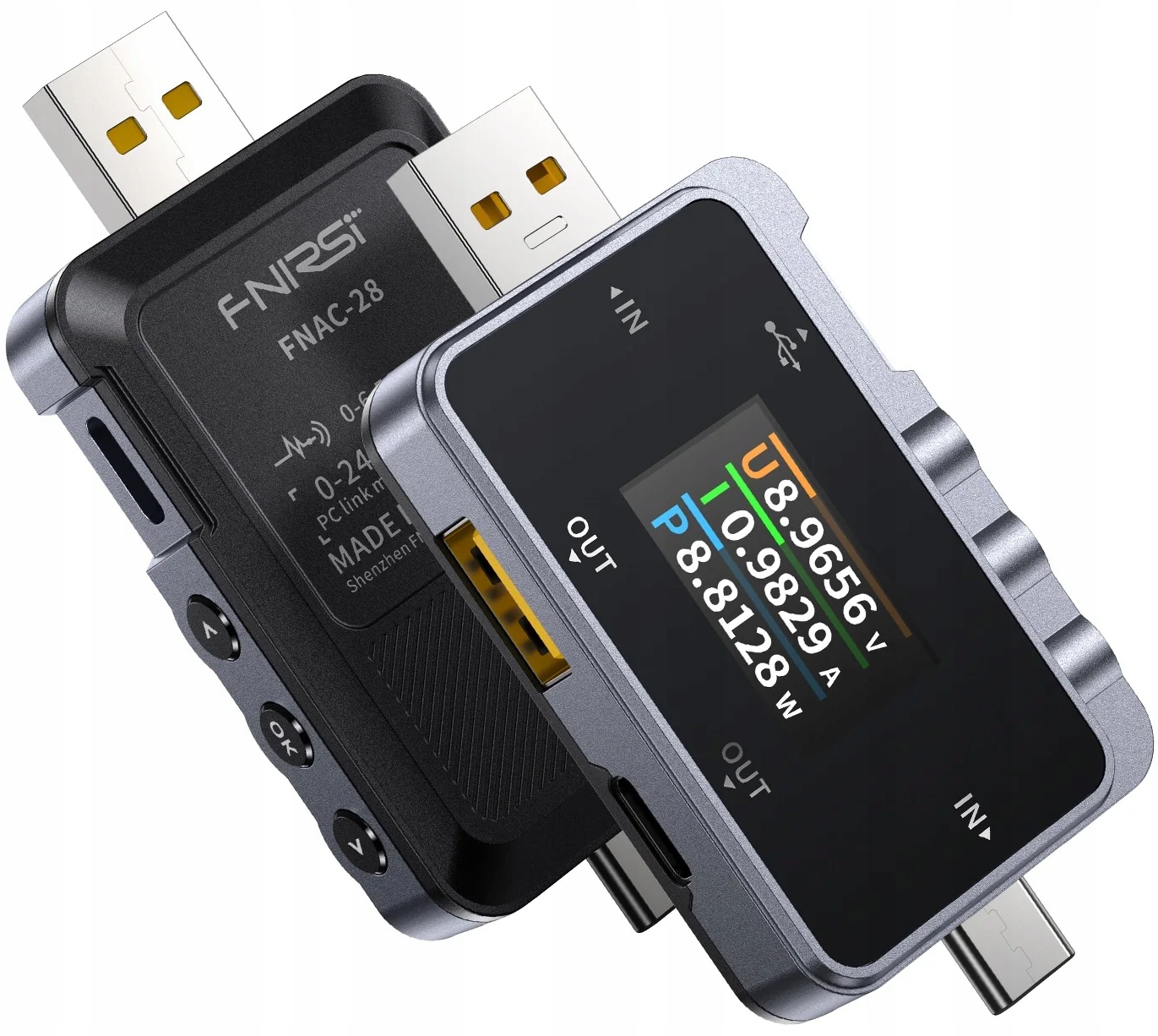 WIELOFUNKCYJNY CYFROWY MIERNIK TESTER PORTU USB C AMPEROMETR FNIRSI FNAC-28 46c5824f75a0e3a14e75d766f66dd70f