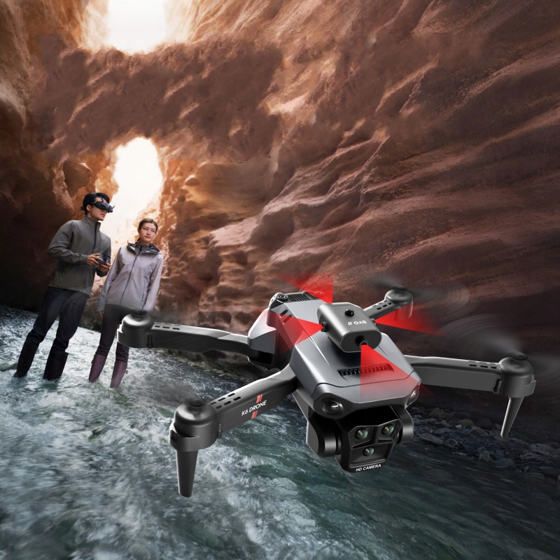 Dron K_6_MAX_3B z kamerą 3 kamery automatyczne unikanie przeszkód 3 baterie 53e5e0f2a0f238d94b60ff2e61993be8