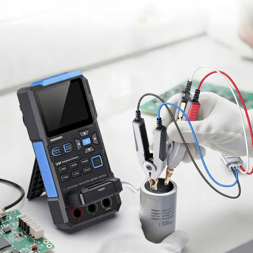 PRECYZYJNY RĘCZNY MOSTEK CYFROWY FNIRSI LC1020E TESTER LCR ESR 100kHz 5a332be3fc08216b41f686b31fec4aa8