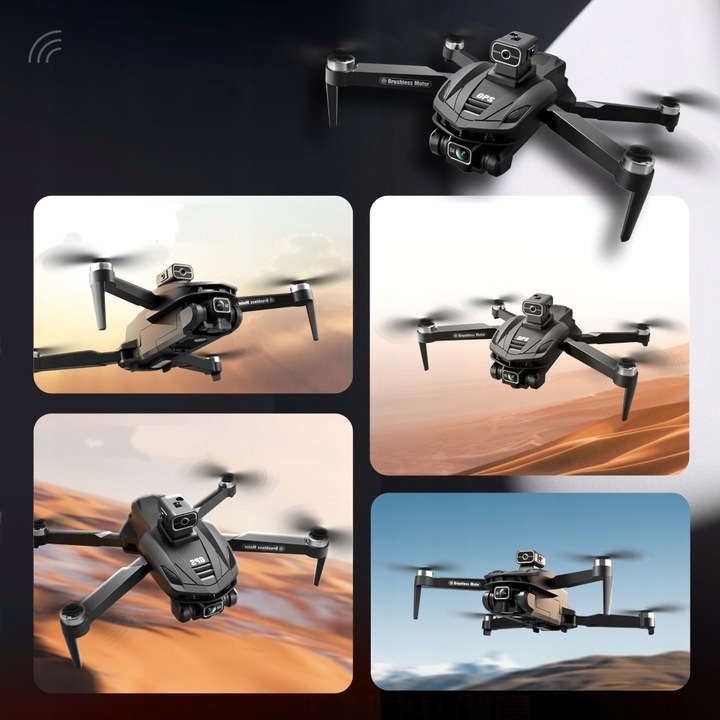 DRON Z KAMERĄ V168 WiFi GPS ZASIĘG 3000M, 5G WIFI FPV 360 ° - 3 BATERIE 6f0cd1029a71b511492d70bead5b4499