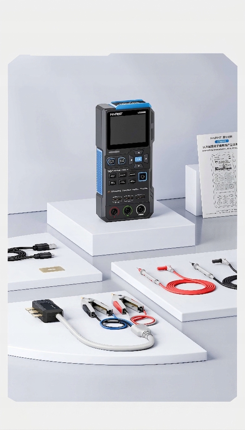 PRECYZYJNY RĘCZNY MOSTEK CYFROWY FNIRSI LC1020E TESTER LCR ESR 100kHz 7f3f69d88d51627096e76f5a76e64cb4