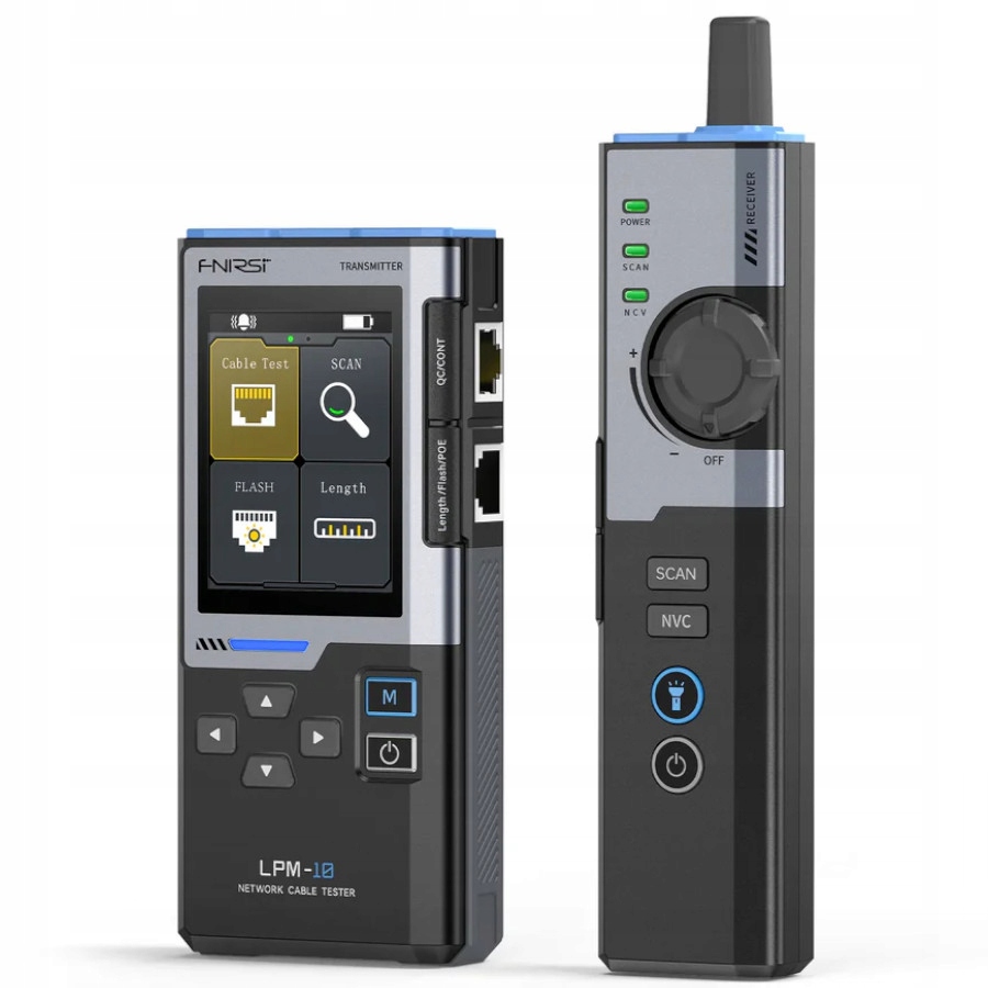 FNIRSI LPM-10A TESTER KABLI SIECIOWYCH NAMIERZANIE, POE, WIREMAP, NCV 930c048101267a2c09fc4f94f5caf1d7